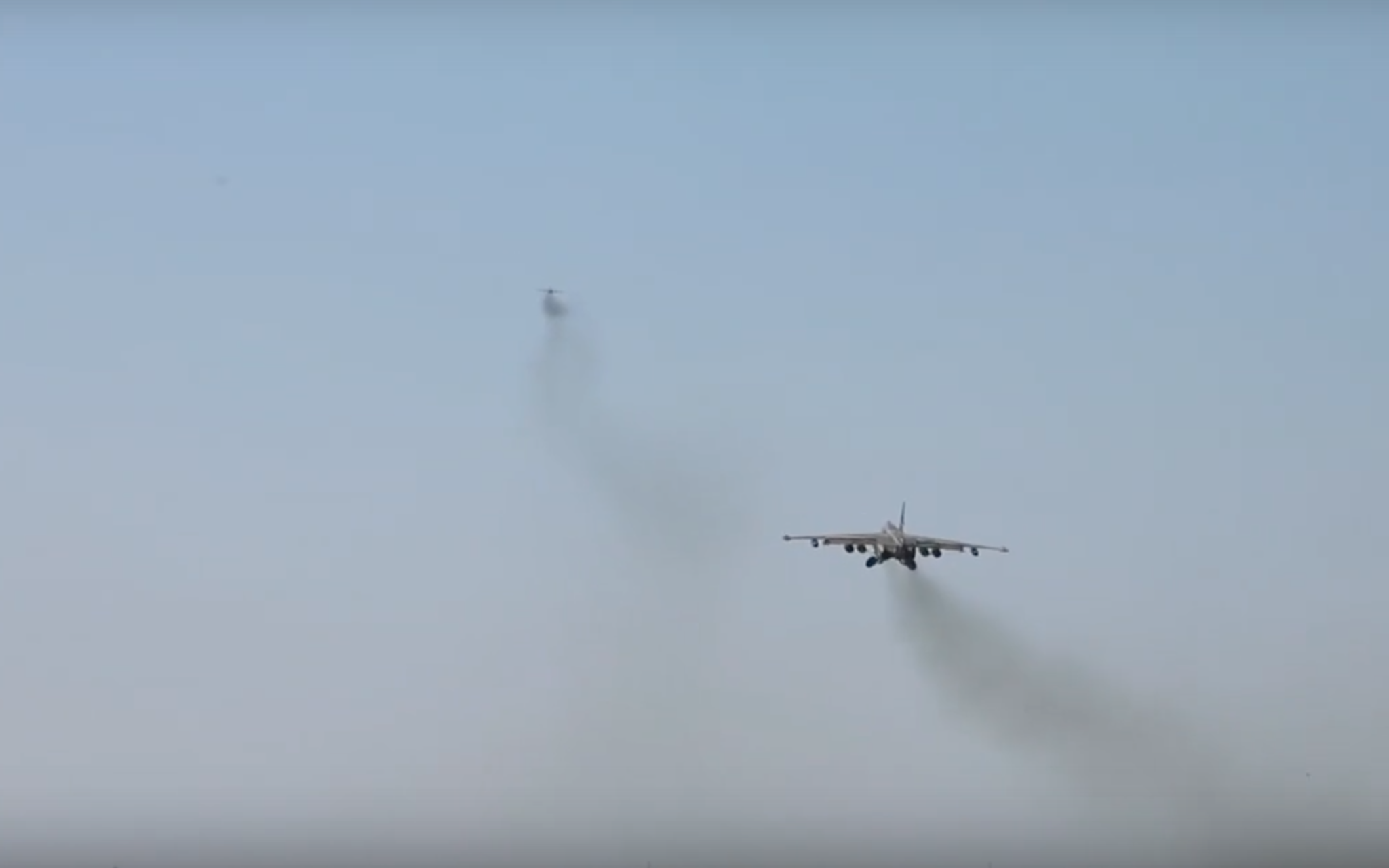 Российские штурмовики Су-25 уничтожили опорный пункт ВСУ