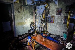 В Смоленском районе при пожаре в квартире погиб мужчина