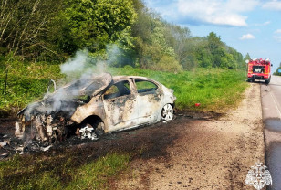 В Кардымовском районе пожар уничтожил Citroën C4