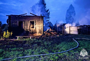 В Демидовском районе хозяин частного дома спалил собственное жильё