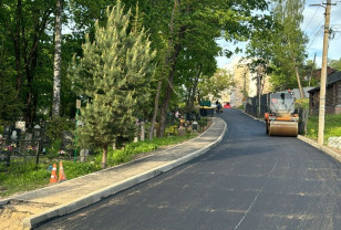 В Смоленске в рамках нацпроекта ремонтируют переулок Окопный