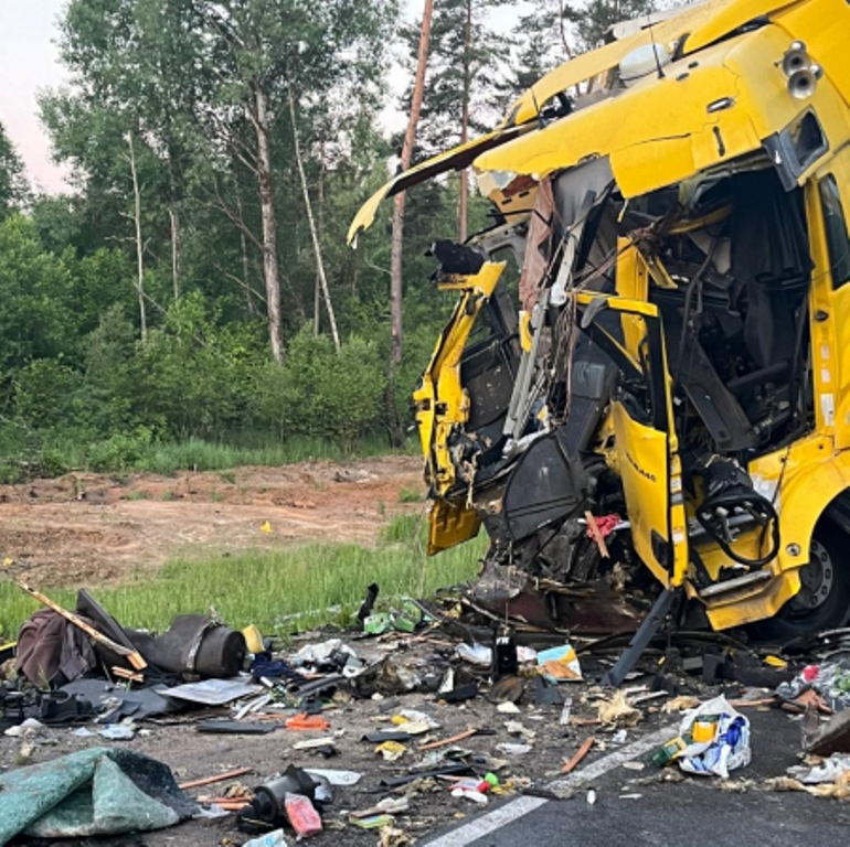 В Шумячском районе ночью в ДТП погиб водитель грузовика