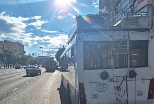 77-летняя смолянка упала в салоне троллейбуса по вине водителя