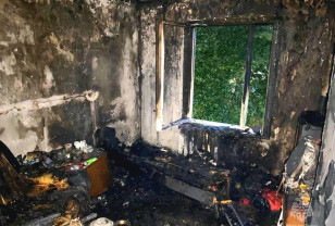 МЧС обнародовало подробности вчерашнего пожара, случившегося в Десногорске