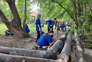 В Смоленске продолжается уборка в рамках проекта «Единой России» «Чистая страна»