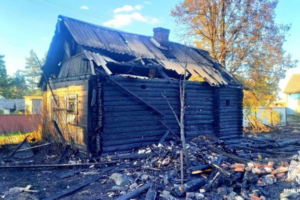 Смоленское МЧС поделилось подробностями вчерашнего пожара, случившегося в Велиже