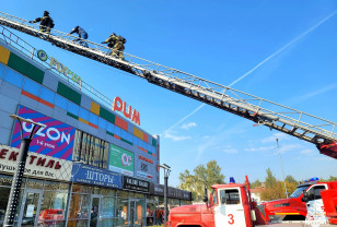 В Смоленске пожарные ликвидировали условное возгорание в «Риме»