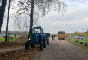 В Тёмкинском районе трактор сбил 7-летнего ребёнка