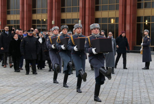 Смоленские поисковики передали прах трёх советских воинов для захоронения