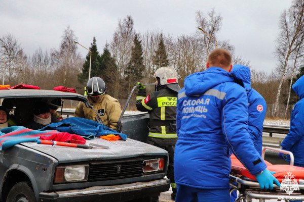 В Смоленской области прошли учения по ликвидации последствий ДТП