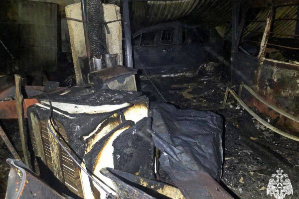 В деревне Михновка Смоленского округа при пожаре погибла сторожевая собака