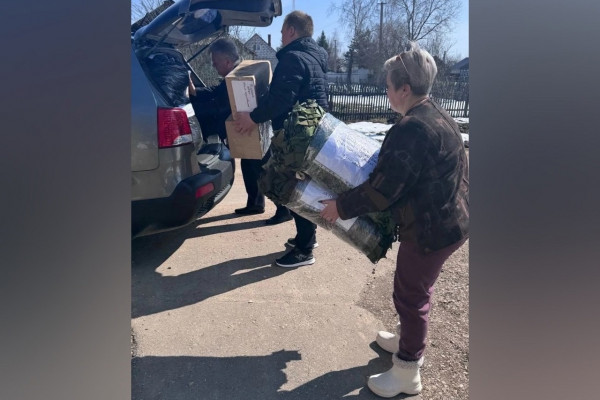 Новодугинцы помогают воинам СВО