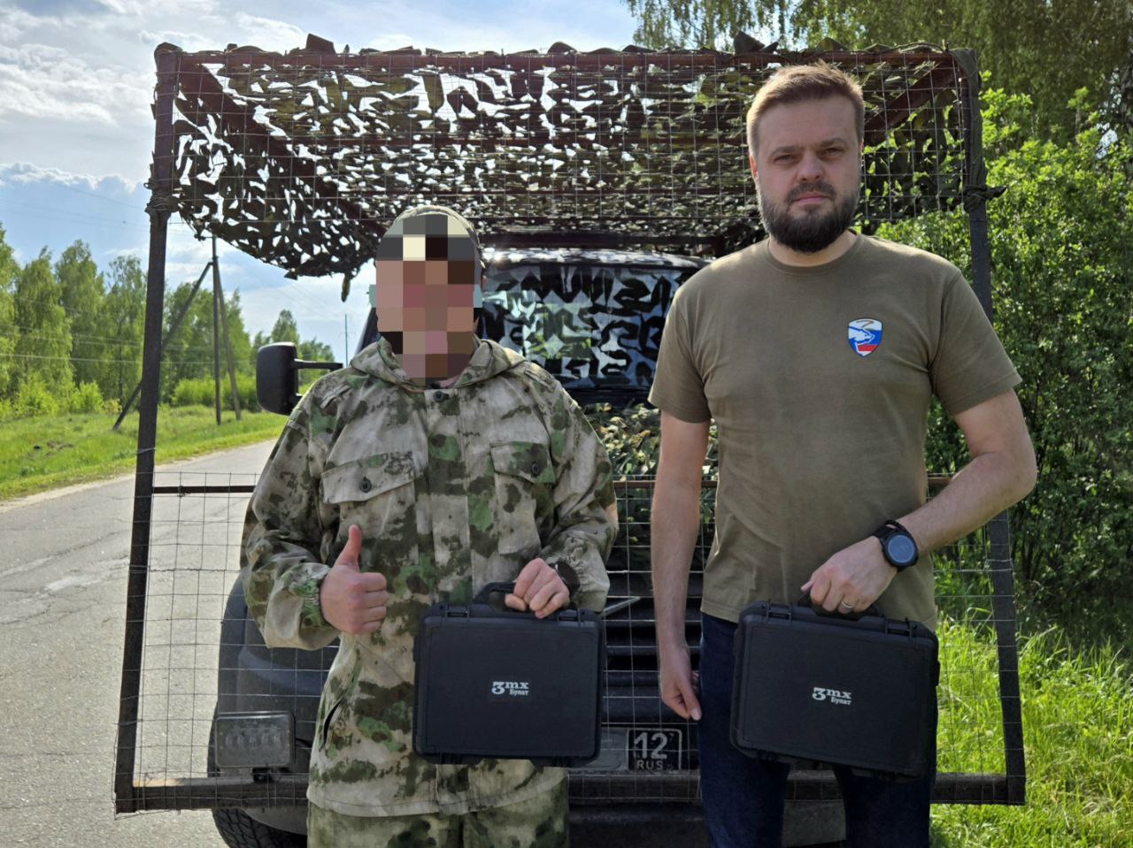 Артём Туров передал смоленским пограничникам дрон-детекторы «Булат 4»