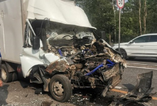На трассе М-1 в Смоленской области произошла авария. Двое пострадали