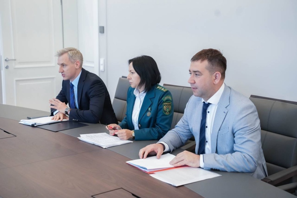 Губернатор Смоленской области провёл рабочую встречу с руководителем Росприроднадзора