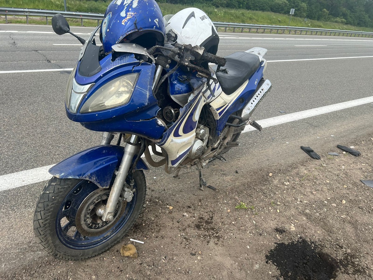 Стали известны подробности аварии с мотоциклом в Починковском округе Смоленской области