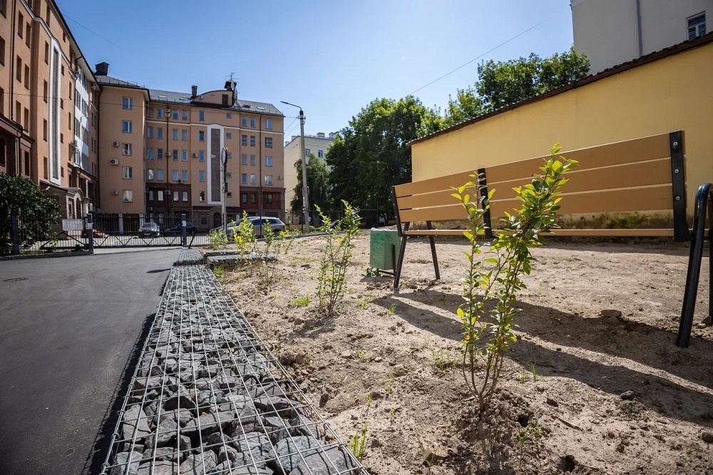 В Смоленске обновили два двора по улице Пржевальского
