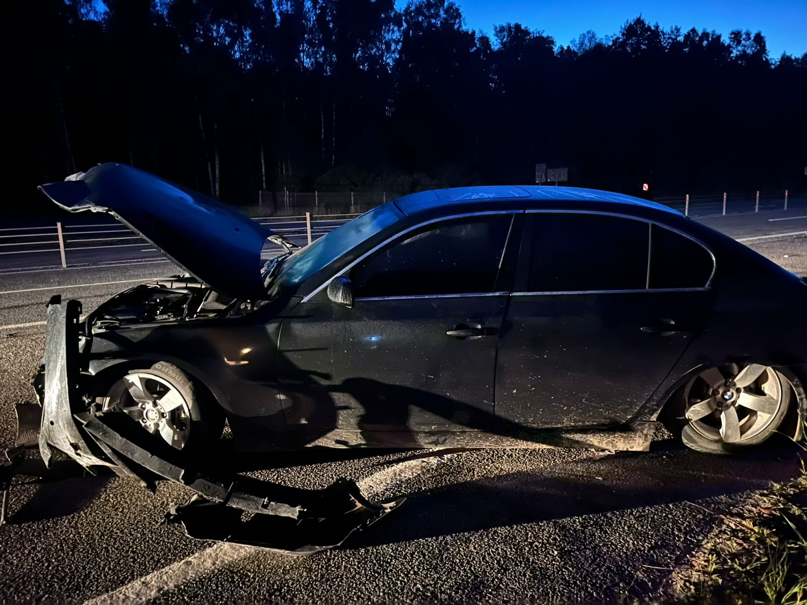 В Смоленской области двое несовершеннолетних пострадали в аварии на трассе М-1