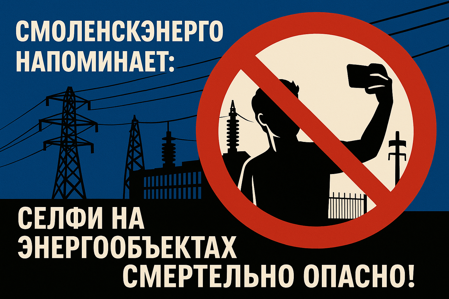 Смолянам напоминают: селфи на энергообъектах смертельно опасно