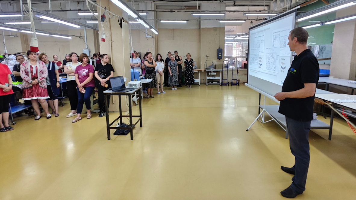 На Рославльской трикотажной фабрике стартовал пилотный проект