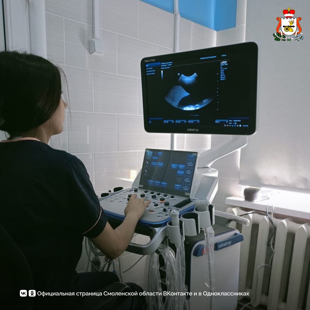 В Смоленском ветцентре установили современный УЗИ-аппарат