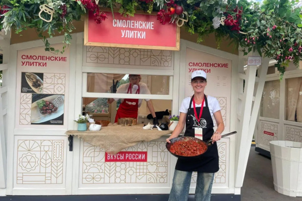 Смоленская область удивляет «космической улиткой» на фестивале в Москве
