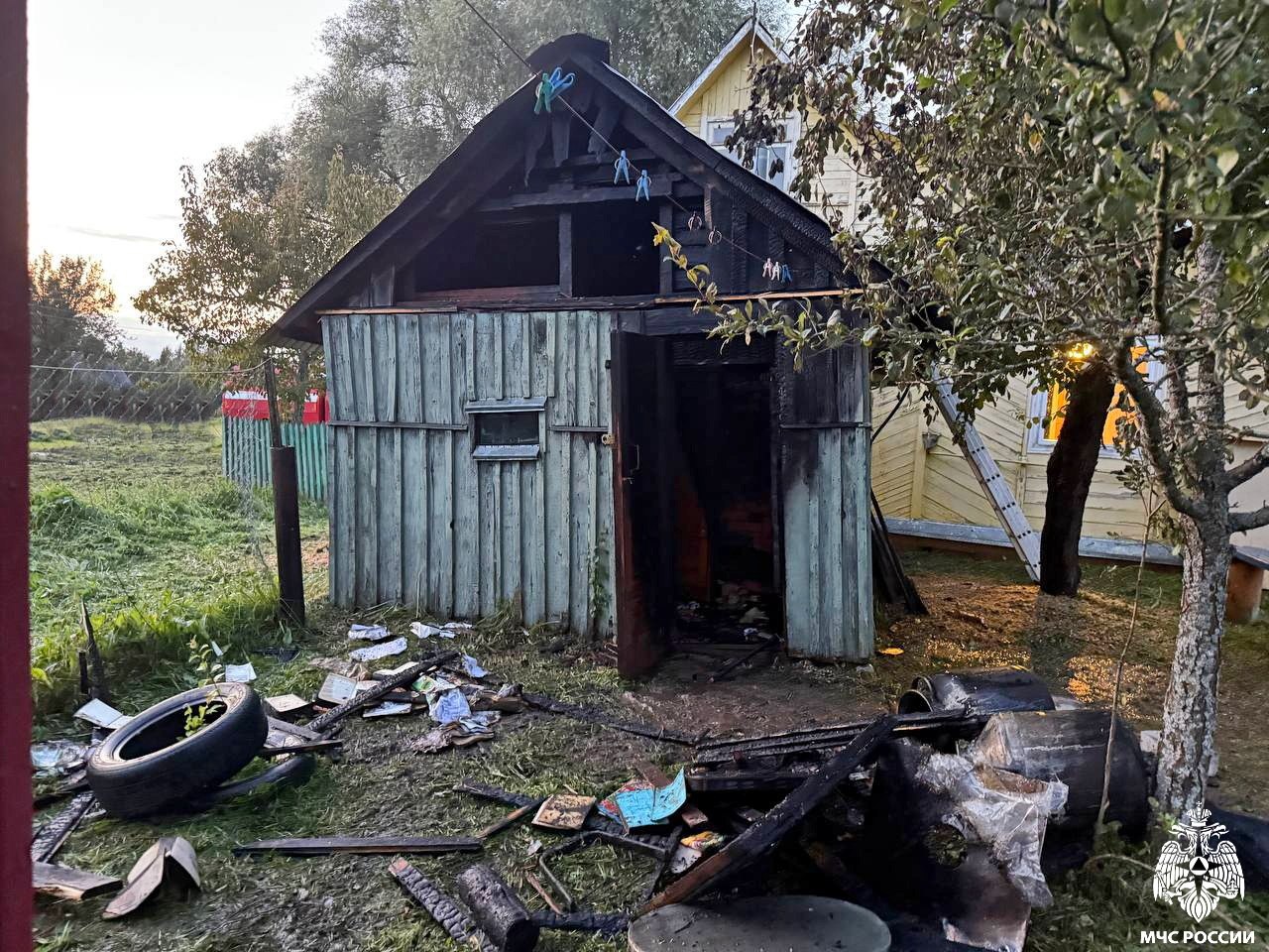 Стали известны подробности пожара в деревне Потапово Гагаринского округа