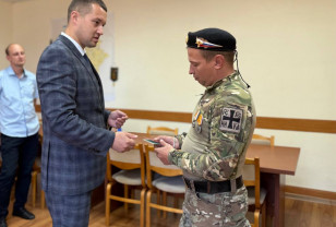 Участник СВО из Красного награждён Медалью Жукова