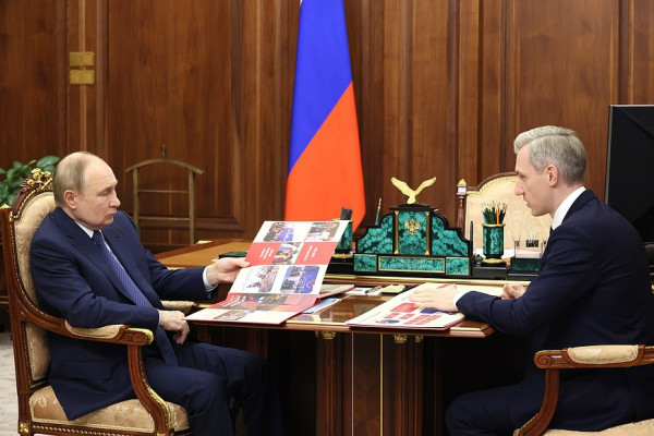 Василий Анохин доложил Владимиру Путину о результатах работы за два года