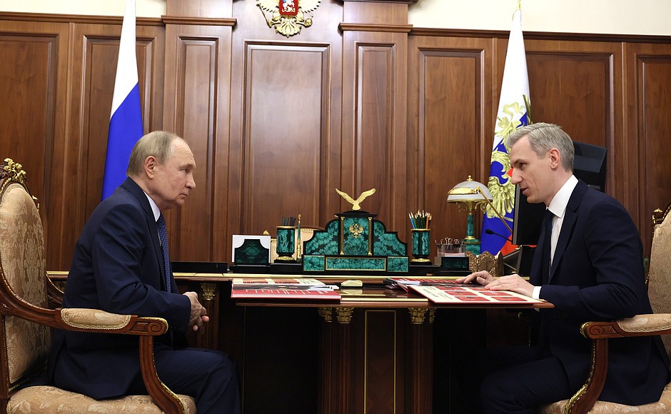 Василий Анохин представил президенту успехи Смоленщины в привлечении инвестиций