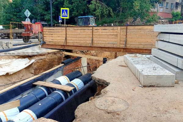 РИР Энерго включил в работу после реконструкции участок теплосети на улице Докучаева в Смоленске