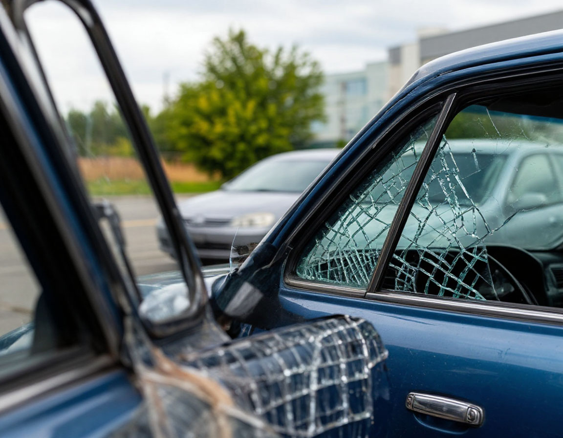 В Смоленске на Краснинском шоссе столкнулись две легковушки