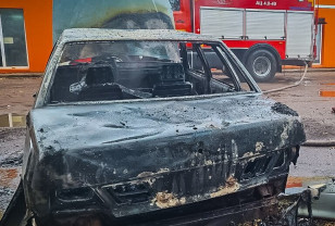В Починке вспыхнул автомобиль