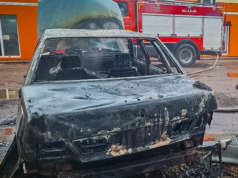 В Починке вспыхнул автомобиль