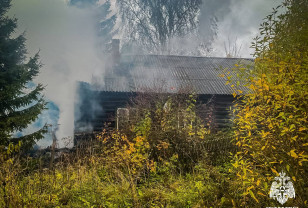 В Смоленской области из-за электрообогревателя вспыхнул жилой дом