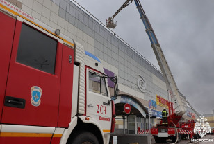 В Смоленске тушили условный пожар в ТРЦ «Галактика»
