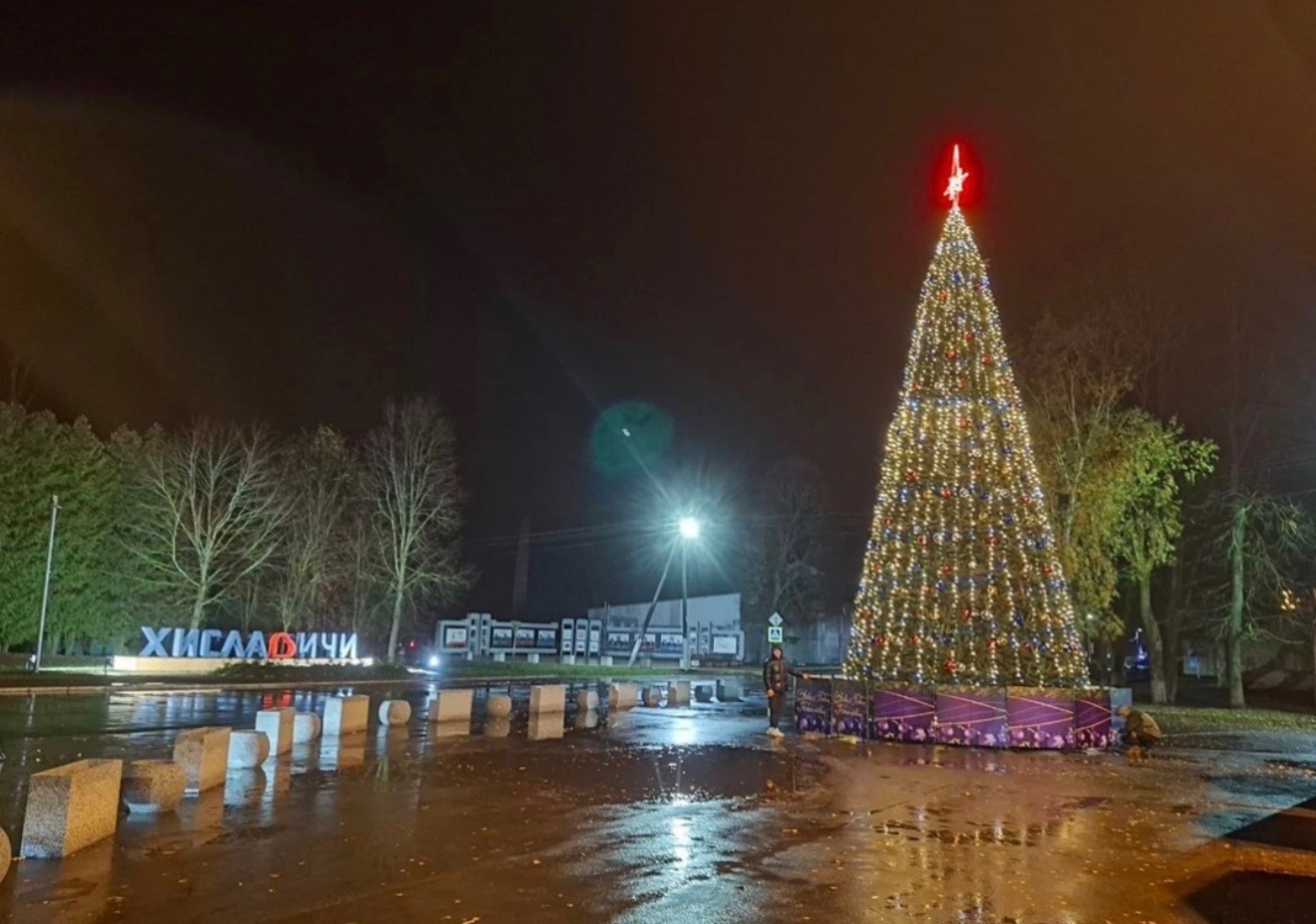В Смоленской области появилась первая новогодняя ёлка