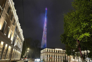 7 ноября в честь 68-летия Смоленского ОРТПЦ телебашня в Смоленске окрасится в праздничные цвета