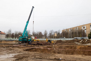 В Смоленске строительство ФОК «Термолэнд Дельфин» перешло на новый этап