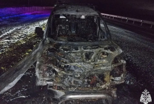 Стали известны подробности возгорания автомобиля на трассе М-1 в Гагаринском округе