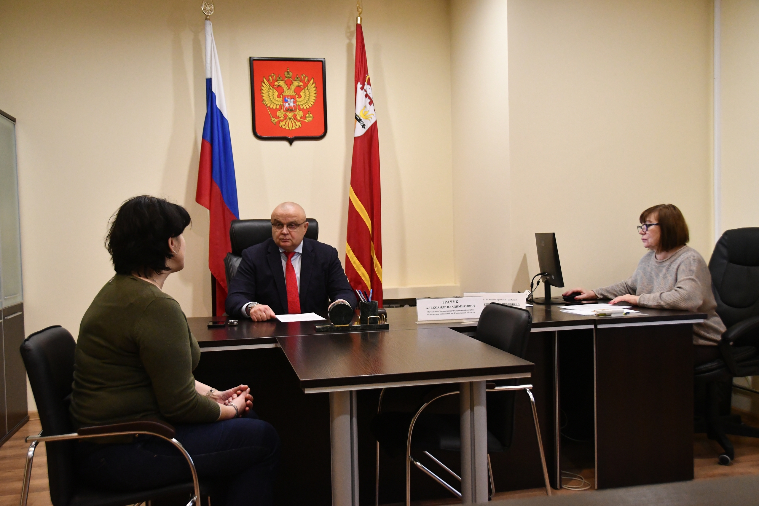 Начальник УФСИН Смоленской области встретился с жителями региона