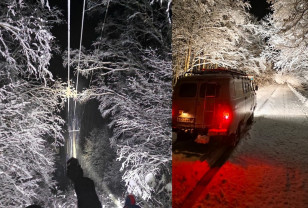 Энергетики Смоленскэнерго ликвидируют последствия сильного снегопада в регионе