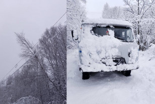 109 бригад энергетиков «Россети Центр» восстанавливают электроснабжение потребителей Смоленской области после мощного снегопада