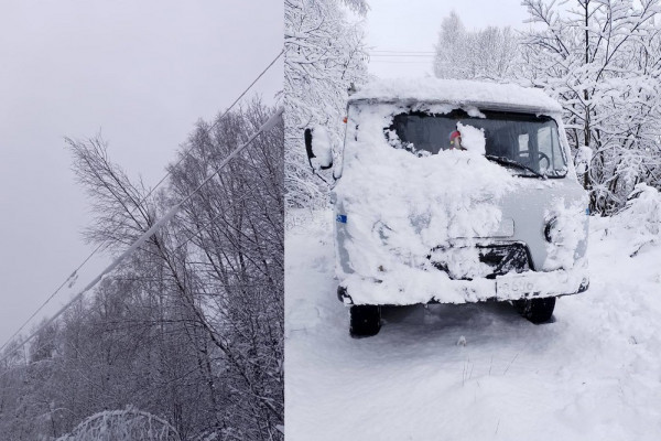 109 бригад энергетиков «Россети Центр» восстанавливают электроснабжение потребителей Смоленской области после мощного снегопада