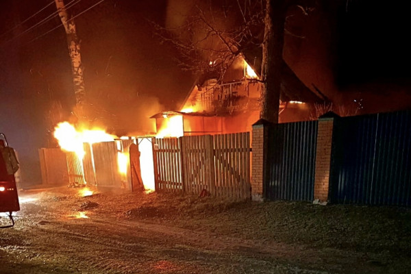 При пожаре в деревне Пышково Гагаринского округа погибла 67-летняя женщина