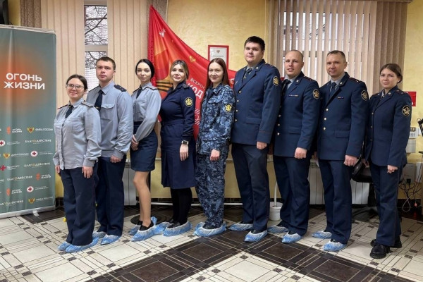 Сотрудники УФСИН Смоленской области приняли участие во Всероссийской донорской акции