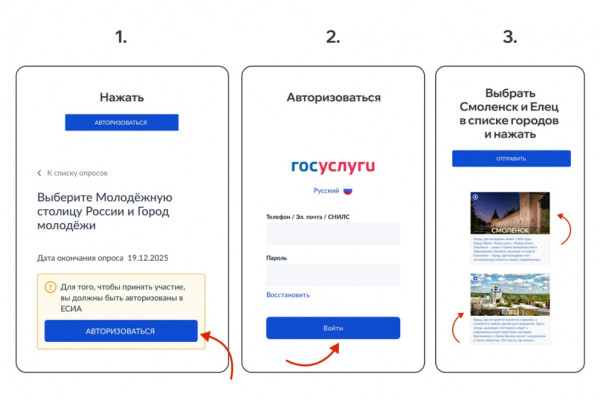 Смолян призывают поддержать города ЦФО на всероссийском конкурсе «Молодёжная столица России»