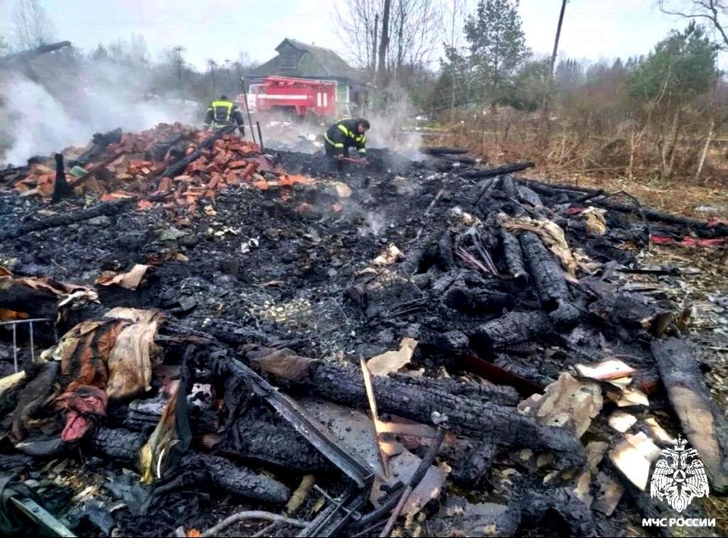Пенсионер погиб при пожаре в Сычёвском округе Смоленской области