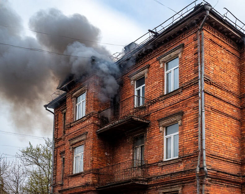 МЧС уточнило причину переполоха в Рославле на Пролетарской улице