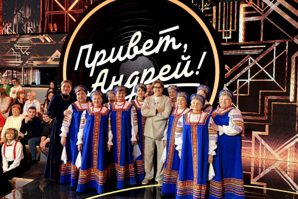 Иоланна Опалева и Народный фольклорный ансамбль «Рябинушка» выступят в программе «Привет, Андрей» на телеканале РОССИЯ 1